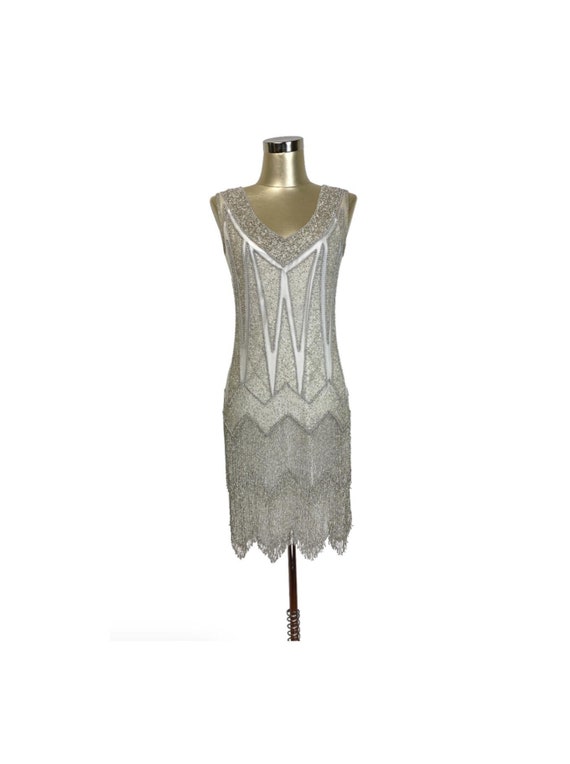 The Paris Deco 1920's Handkerchief Gown - Blood Red S The Paris Deco 1920's Handkerchief Gown - Blood Red S