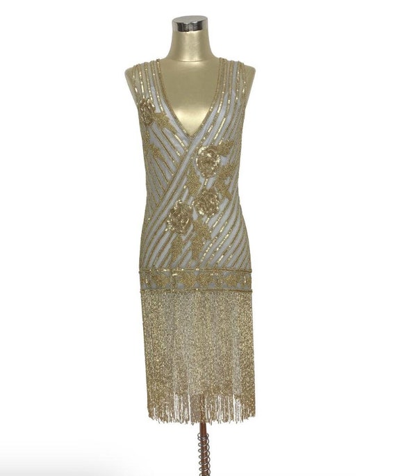 1920s Style Flapper Fringe Party Dress the 
