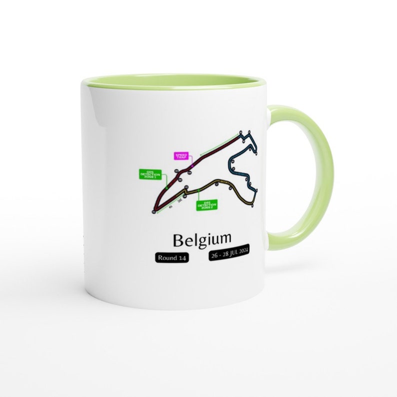 2024 Formule 1 Belgie Spafrancorchamps Mug Mok Cadeauidee GP Belgium