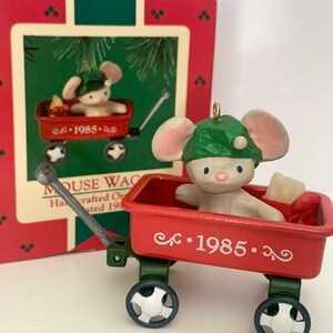 Mouse Wagon Hallmark 1985 - Etsy