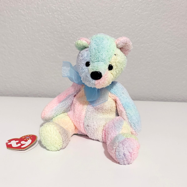 2000 Mellow the Bear TY Beanie Baby - Vintage 90s Collectibles