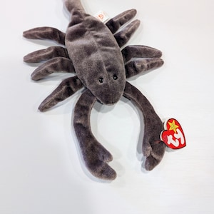 1998 Stinger the Scorpion TY Beanie Baby, Collectible Brown Scorpion Insect Plush