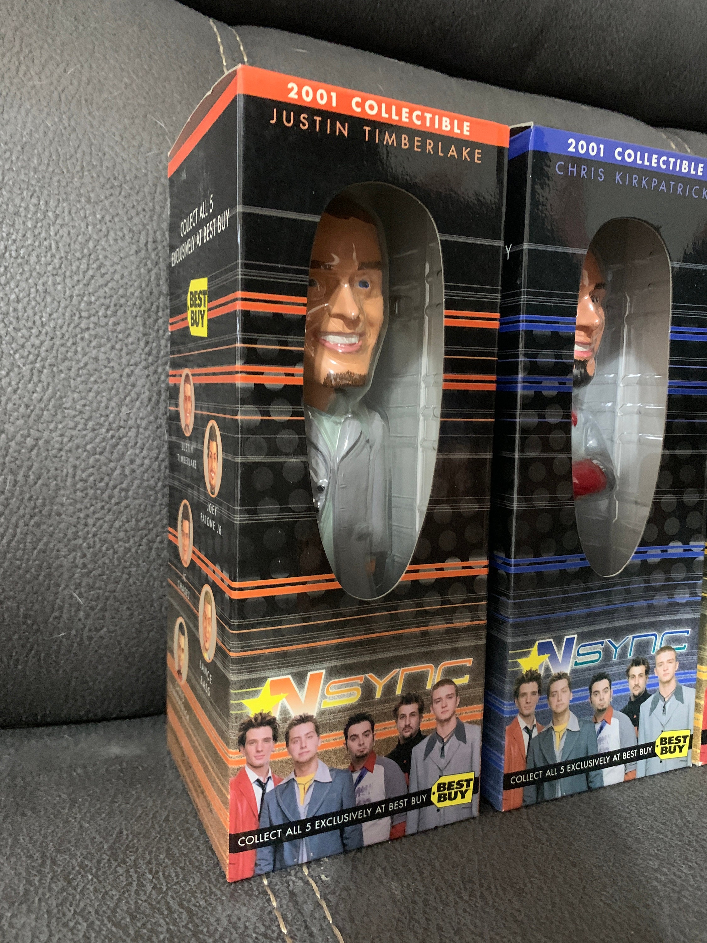 Complete Set of NSYNC 2001 Best Buy Collectible Bobbleheads Etsy