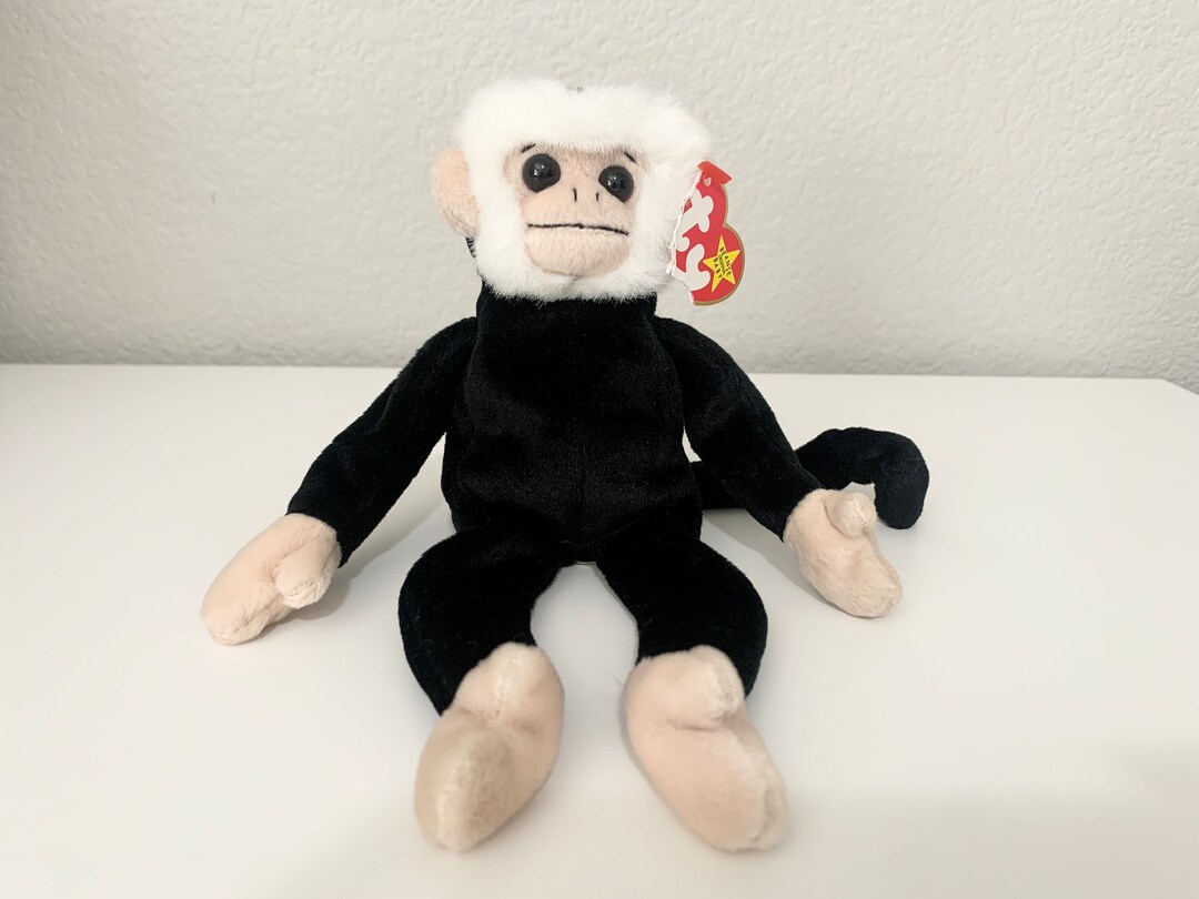 1999 Mooch the Monkey TY Beanie Baby With Error Vintage 90s