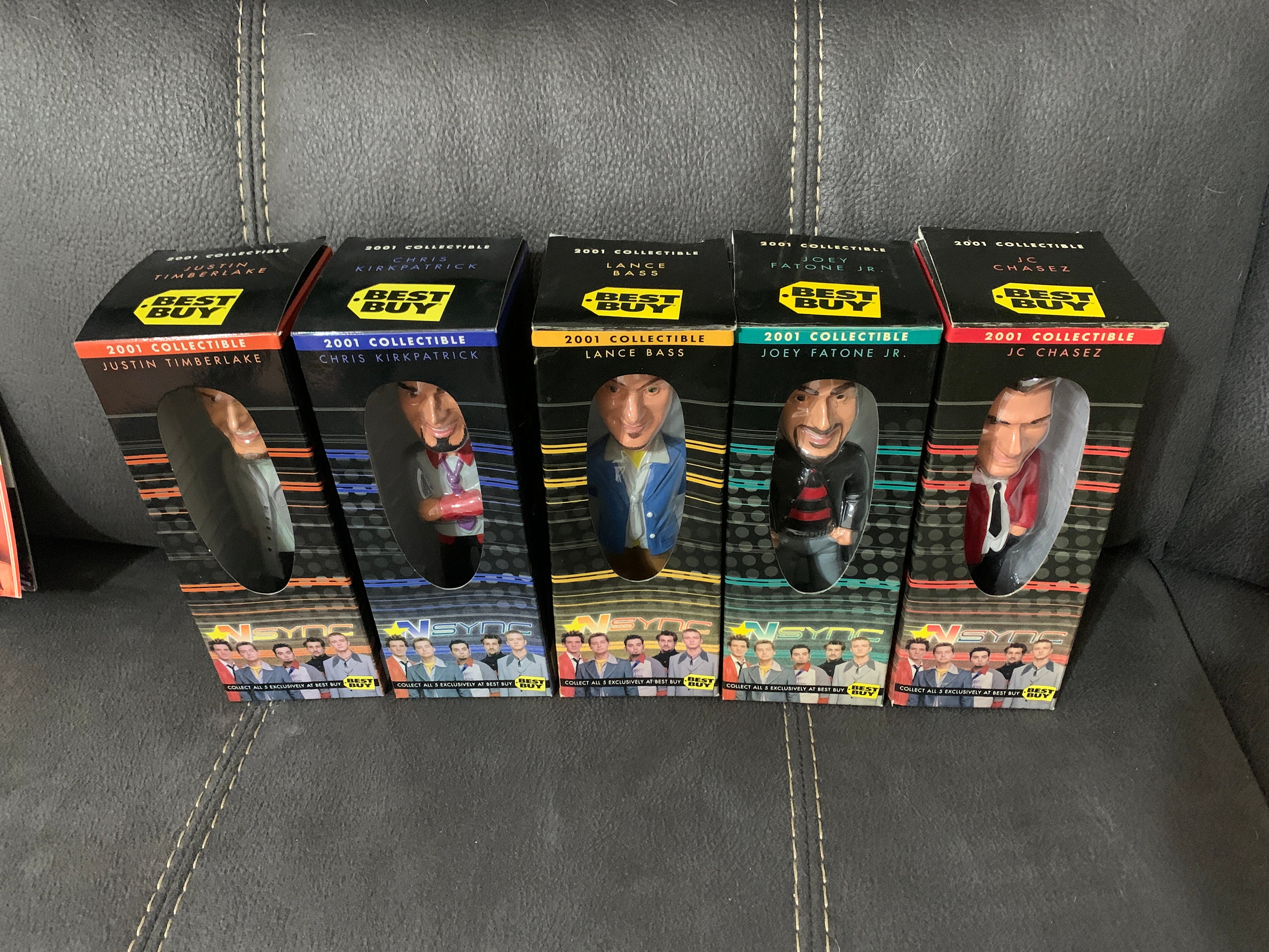Complete Set of NSYNC 2001 Best Buy Collectible Bobbleheads Etsy