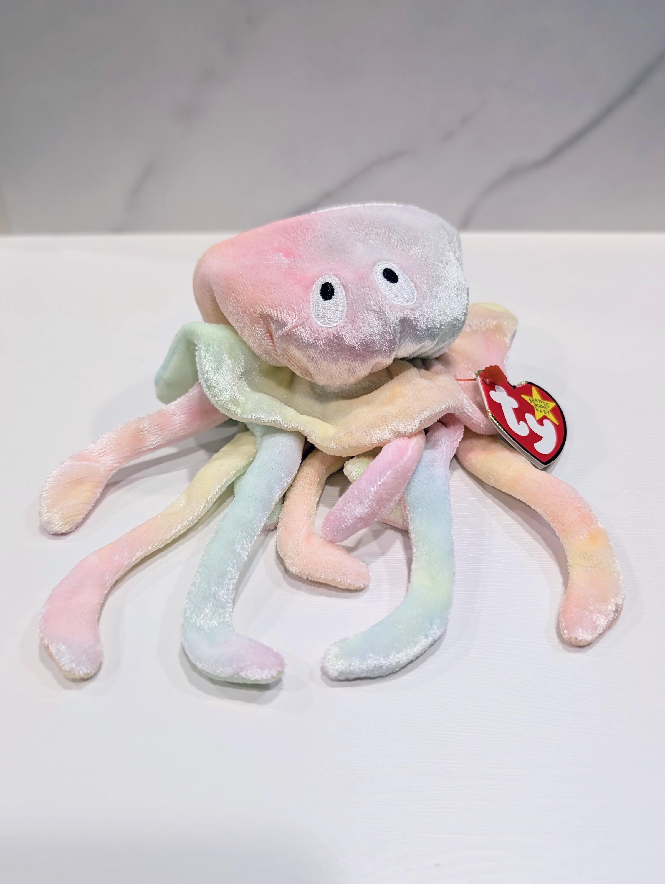 JICHOI ジチョイ　BEANIE BAG 新品未使用 1999 Goochy the Jellyfish TY Beanie Baby, Collectible Rainbow