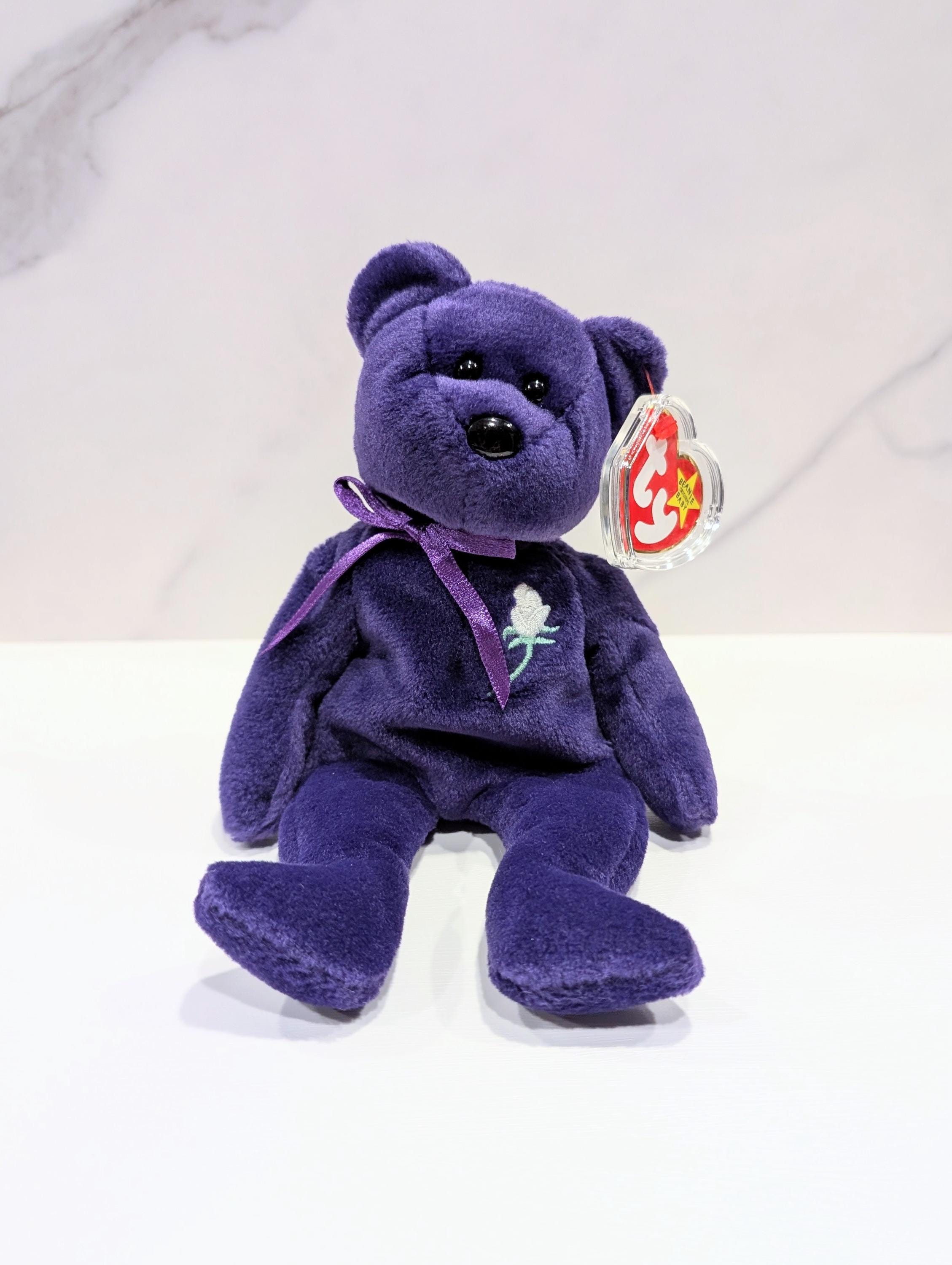 Rare 1997 Princess Bear TY Beanie Baby, Collectible Diana Bear - Etsy
