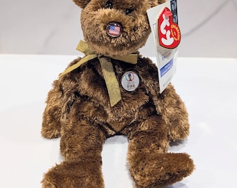 Ty Beanie Baby 2002 FIFA World Cup Champion Bear Italy Nose - Etsy