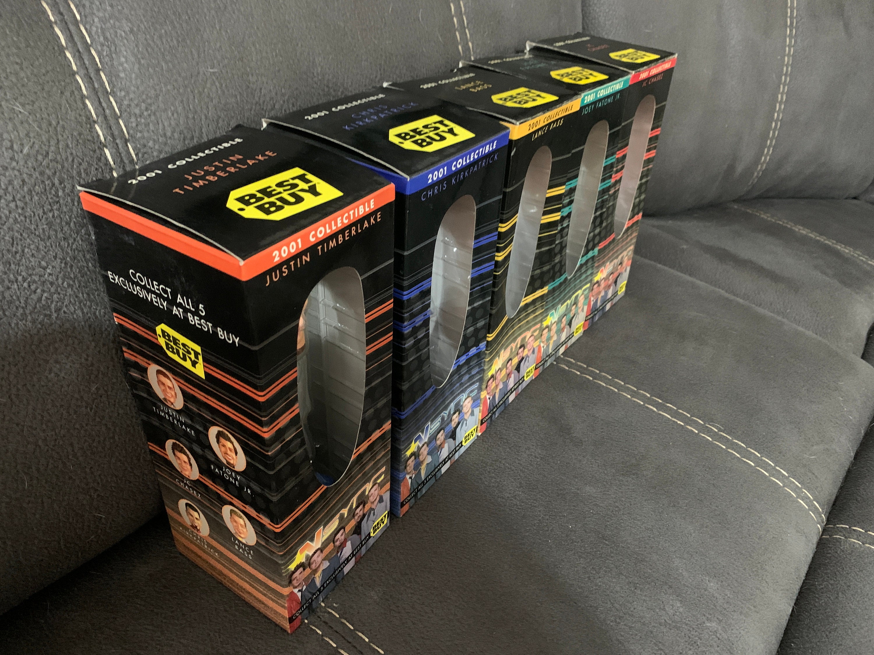 Complete Set of NSYNC 2001 Best Buy Collectible Bobbleheads Etsy