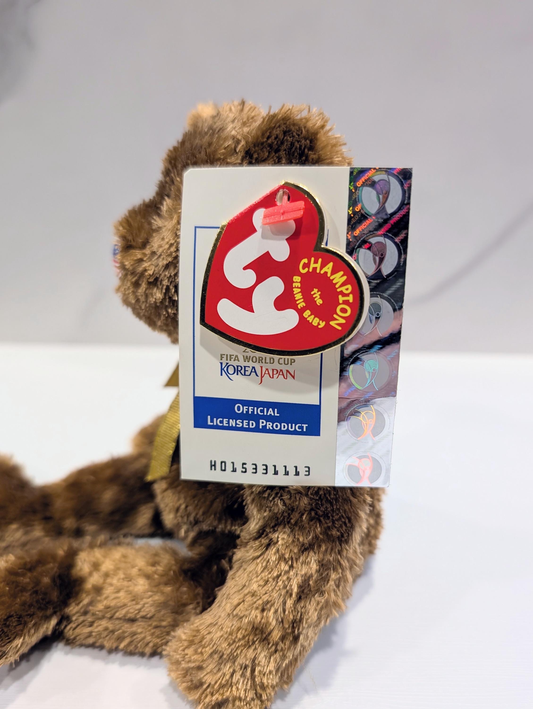 Rare 2002 Champion World Cup Bear, USA TY Beanie Baby - Etsy
