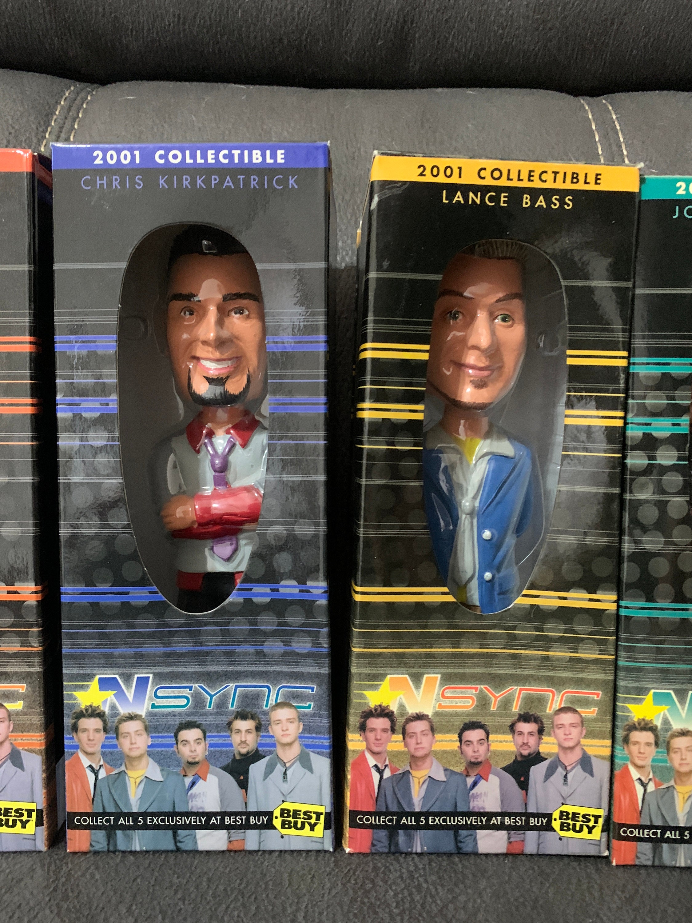 Complete Set of NSYNC 2001 Best Buy Collectible Bobbleheads Etsy