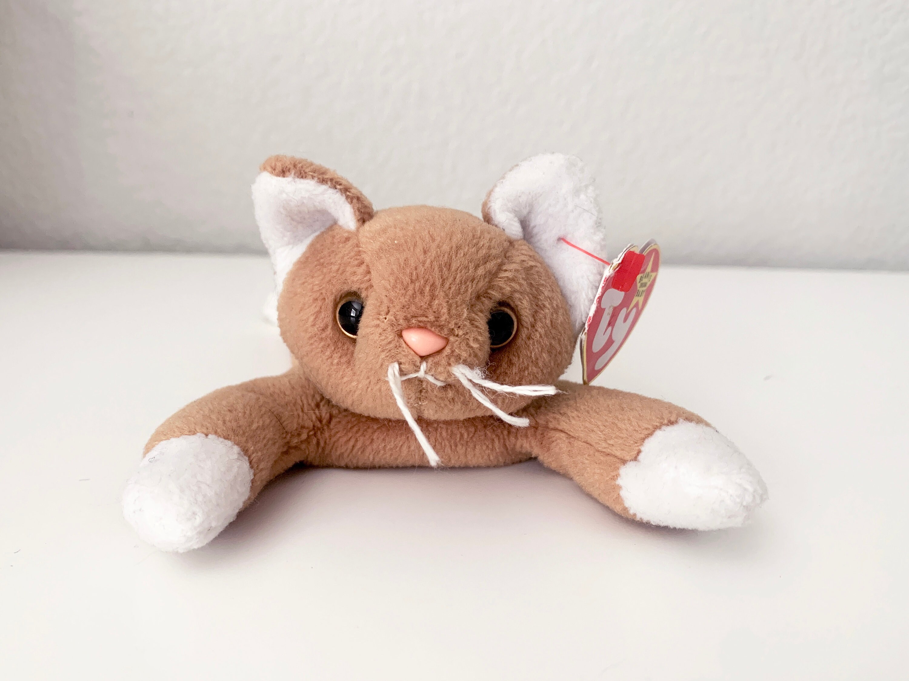 Rare 1996 Nip the Cat TY Beanie Baby, 3rd/4th Gen Tags