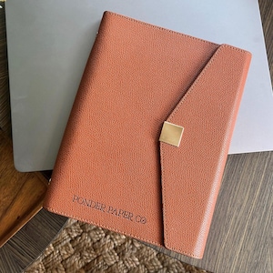 Chic A5 Binder 6-Ring Planner - Vegan Leather Agenda by Ponder Paper Co