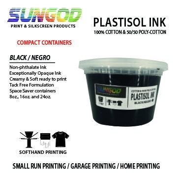 Rapid Cure White Plastisol Ink for Screen Printing Low Temperature Curing Ink by Screen Print Direct (8 oz.), Men's