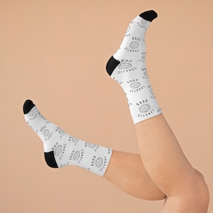 Chaotic Good Dungeons and Dragons Socks - D20 Knit Ankle Socks - Recycled Material Footwear - Womens 5 - Mens 12 Size - Size Fits Most