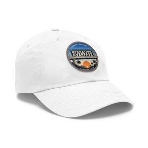 Operation Overpass zonsondergang patch Dad Hat | vintage reis palm logo