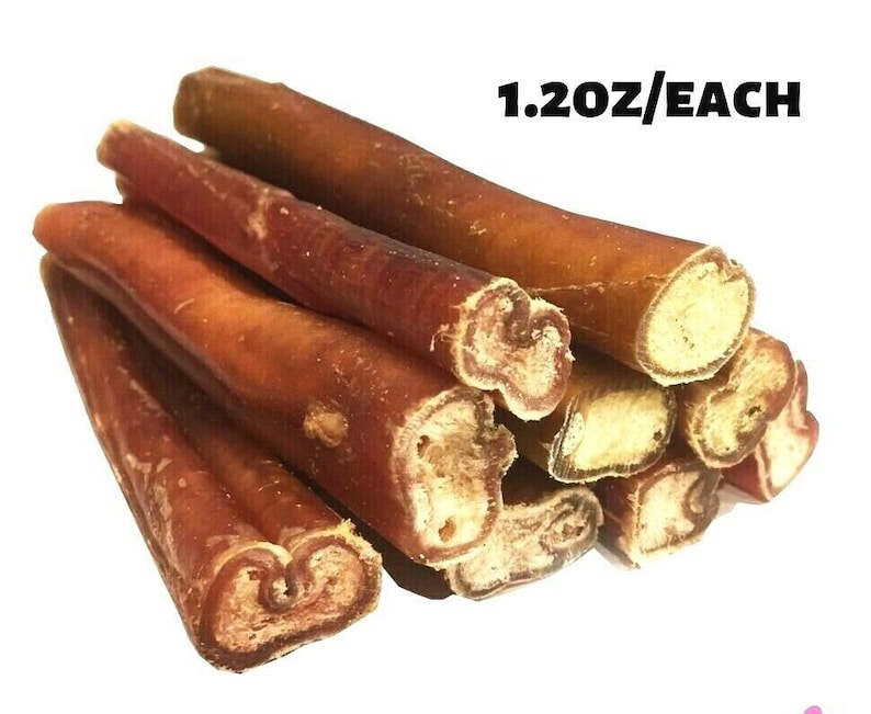Extra Thick Bully Stick for Dogs by Stacey's Best 6 Inch 550pcs Etsy