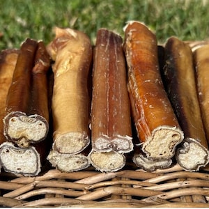 Extra Thick Bully Stick For Dogs by Stacey&#39;s Best -  6 inch (5-50pcs)