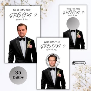 Who Has The Groom Scratch off game Bridal show game scratch Find The Groom scratch bridal scratch off Bachelorette Game