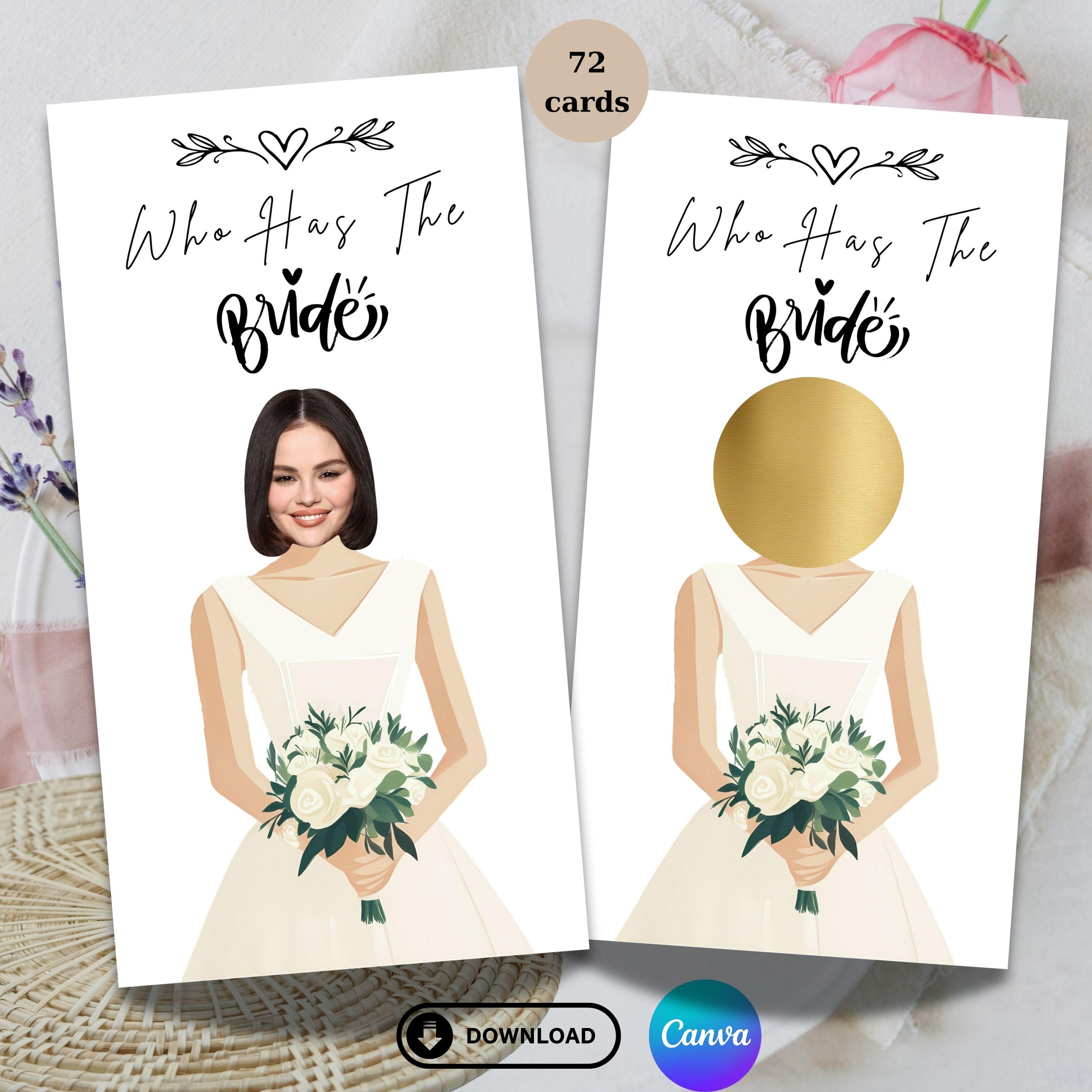 Scratch 'N Win Bridal Shower Game – 12 Gold Scratch-Off Cards For Wedding Party Fun & Prizes