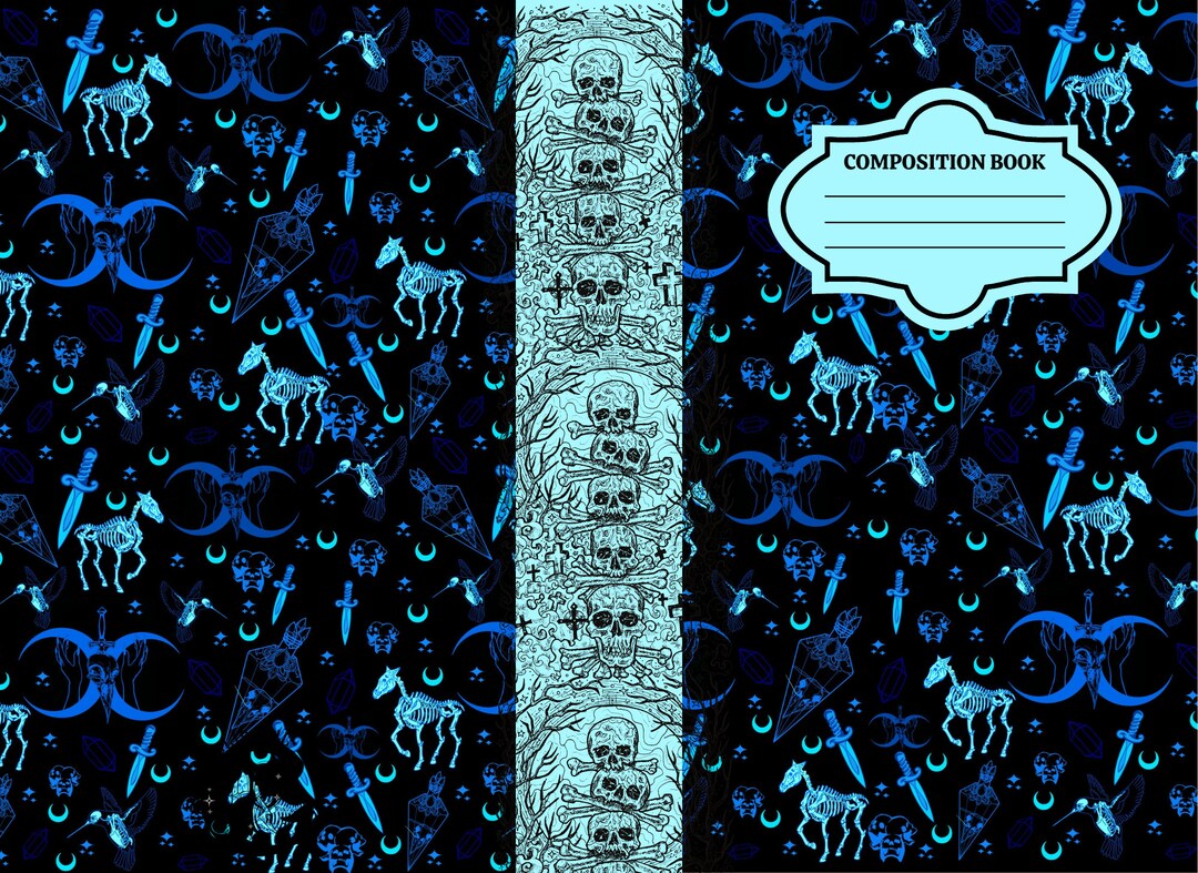 Dark Mori/pastel Goth Composition Notebooks - Etsy