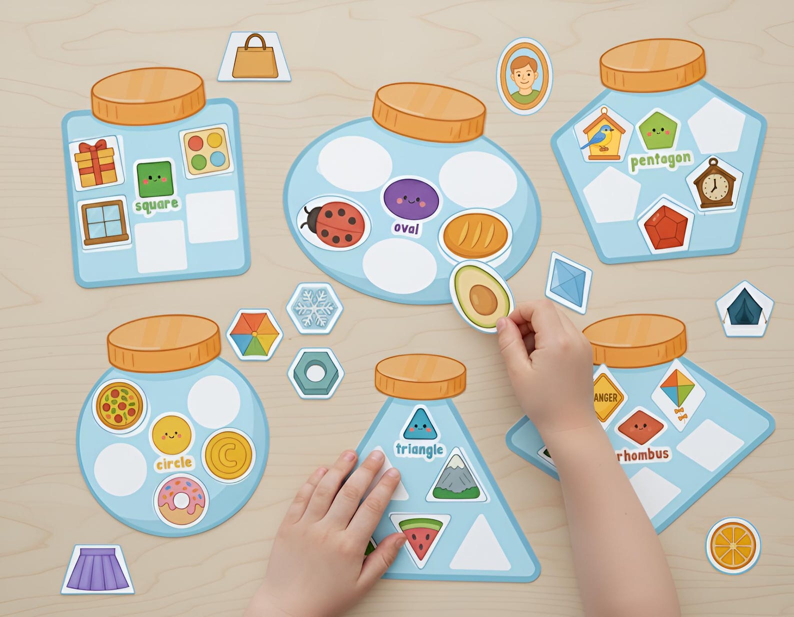Printable Shape Sorting Busy Book: Preschool Activity Binder for ...