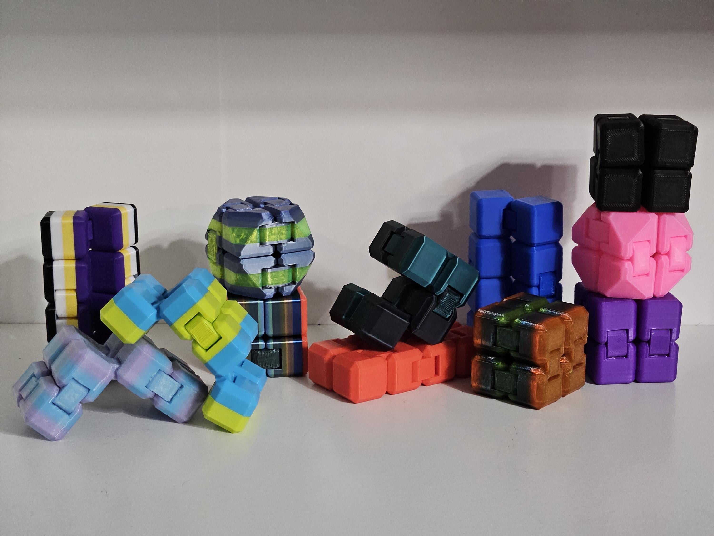 Customizable Infinity Cube Fidget Toy! As Seen on Tik Tok