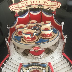 Animated Amusement Park Tea Cup Ride