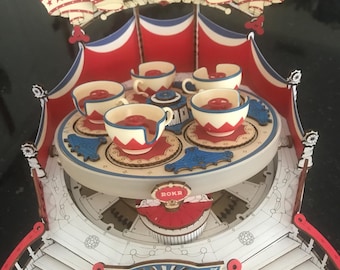 Animated Amusement Park Tea Cup Ride