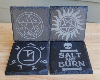 Fandom Slate Coasters (4Pk)