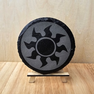 Set of 5 Slate Magic The Gathering Coasters | Mana | Land | MTG