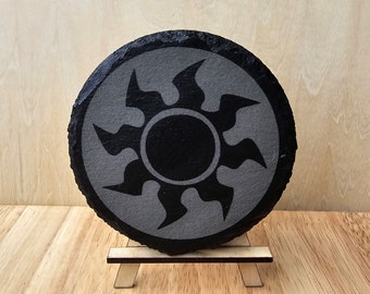 Single Magic The Gathering Slate Coasters | Mana | Land | MTG
