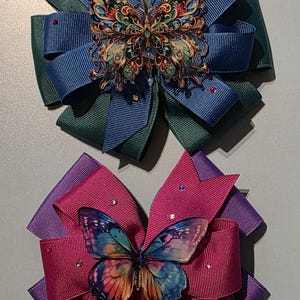 Set of 2 Butterfly Hair Bows