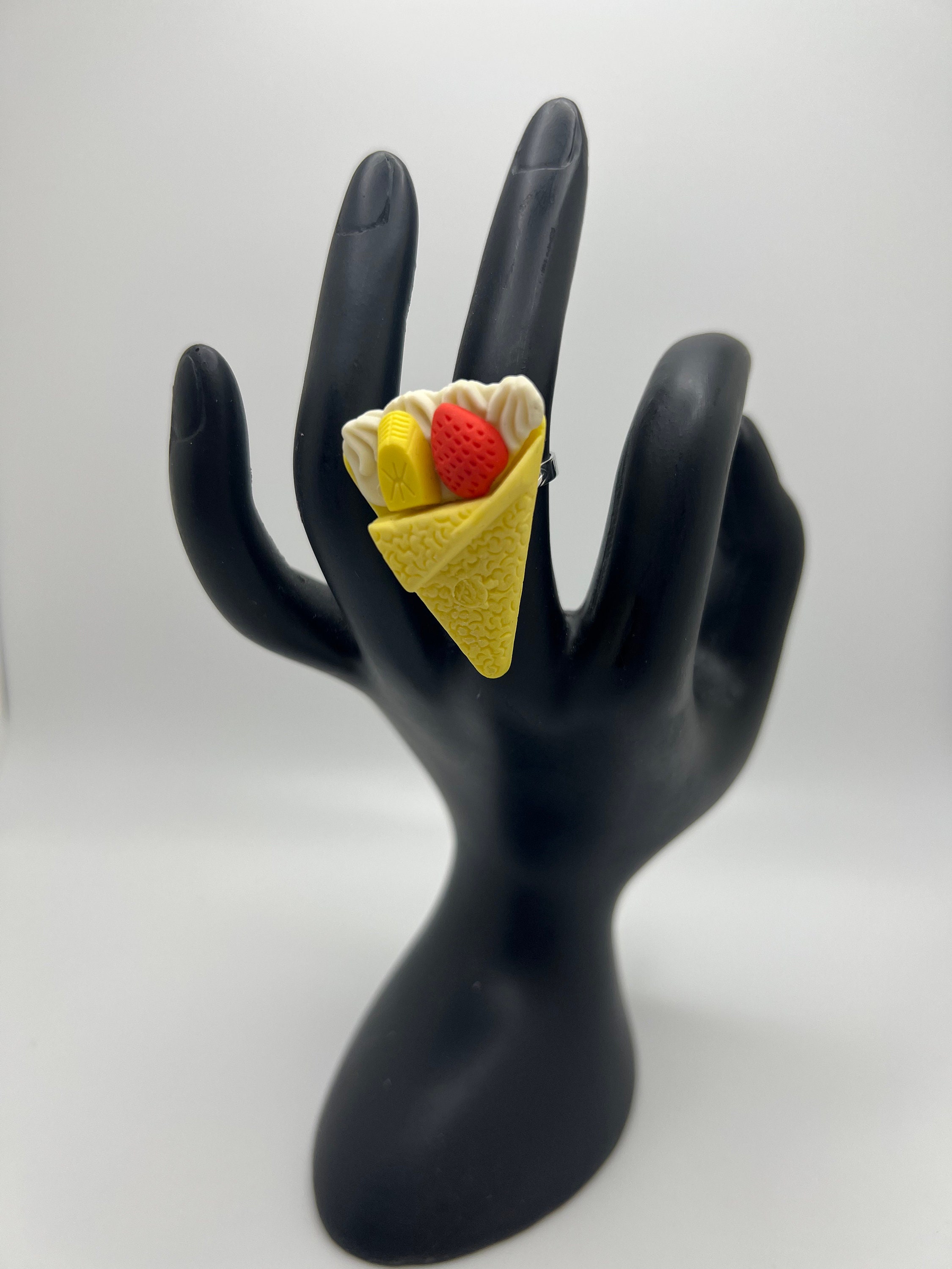 Food Ring, Donut, Burger, Crape, Chinese, Funky Statement Ring, Chunky ...