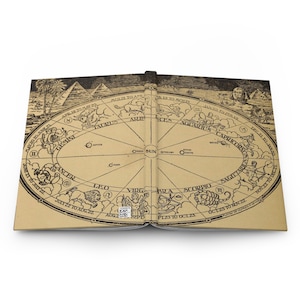 Neues, liniertes Hardcover Notizbuch mit antik/vintage-inspiriertem Bucheinband-Design - &quot;&quot;Chirurgische Eingriffe nach dem Sternzeichen&quot;&quot; (1920)&quot;