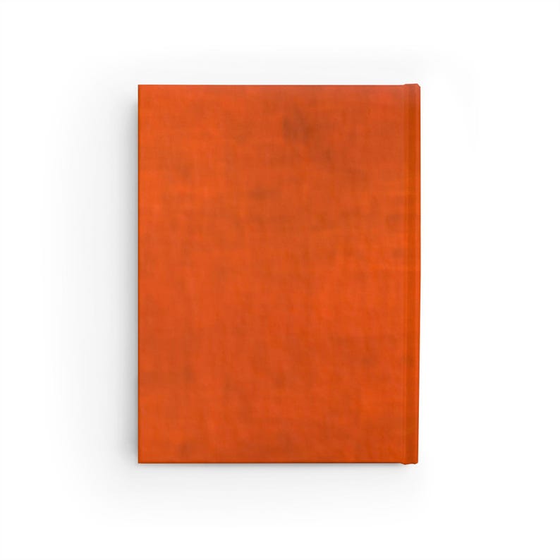 Feministisches Hardcover-Tagebuch: Antike Vintage Orange & Schwarz Eve/Eden Buchumschlag Reproduktion - Baumhexe - Unliniert Bild 2