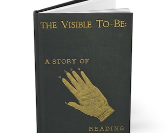 Victorian Palmistry Palm Reading Hardcover Journal: Antique Vintage Book Cover Reproduction