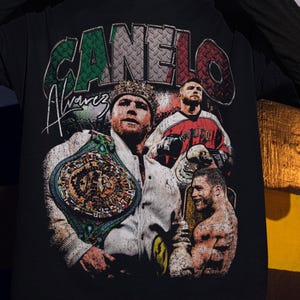 Saul El Canelo Avarez Grunge Vintage Retro Unisex T-Shirt | Canelo Avarez Fan Gift | Canelo Avarez Tee | Boxing Fan Gift | Mexican Box