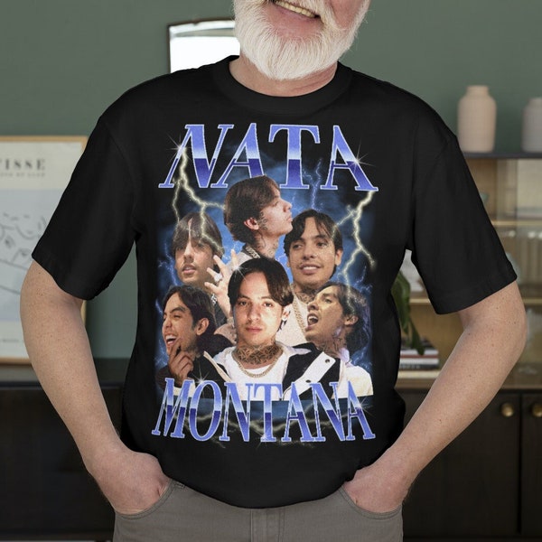 Nata Montana Natanael Cano Unisex T-Shirt | Mexican Artists Shirts | Natanael Cano Merch | Nata Montana Gift | Corridos Tumbados CT