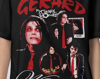 Gerard Way Vintage Retro Y2K Unisex T-shirt | Gerard Way Fan Gift