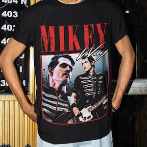 MCR Mikey Way Unisex Grunge T-Shirt | MCR Fan Gift | Mikey Way Shirt | MCR Fan | Mikey Way mcr | Mikey Way Vintage Tee