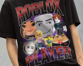 Roblox Player Vintage Retro Unisex T-Shirt | Roblox Player Fan Gift | Roblox Player Shirt | Roblox Shirt | Roblox Meme | Roblox Meme Tee