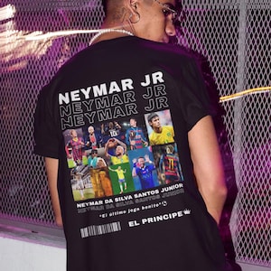 Neymar JR Unisex T-Shirt | Football Player Shirts | Neymar Junior Merch | Neymar Fan Gift | Neymar Jr Jersey | Joga Bonito Fan Gift