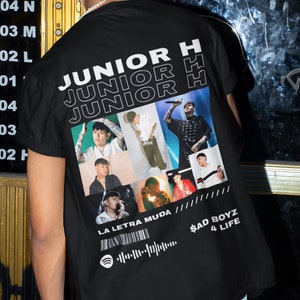 Junior H La Letra Muda Unisex T-Shirt | Sad Boyz 4 Life | Junior H Merch | Corridos Tumbados Shirt | Junior H Fan Gift | CT Merch | Tumbado