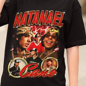 Natanael Cano Vintage Retro Unisex T-Shirt | Nata Montana Shirt | Natanael Cano Fan Gift | Natanael Cano Shirt | Corridos Tumbados CT Merch
