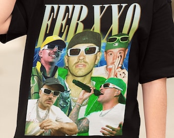 FERXXO Feid Vintage Retro Unisex T-Shirt | Feid Ferxxo Fan Gift | Feli Cumpleaños Ferxxo | Ferxxo Outfit | Feid Ferxxo Glasses | Feid Outfit