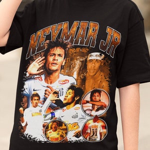 Neymar Junior Vintage Retro Y2K Unisex T-Shirt | Neymar Jr Fan Gift | Neymar Fan Shirt | Neymar Santos | Neymar Retro Jersey | Joga Bonito