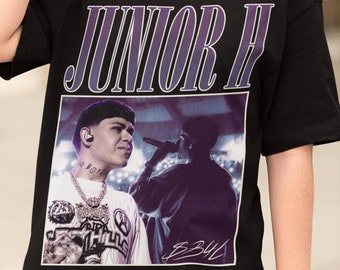 Junior H La Letra Muda Vintage Retro Y2K Unisex T-Shirt | Junior H Fan Geschenk | Junior H Fan-Shirt | Trauriges Boyz Fanshirt | Corridos Tumbados