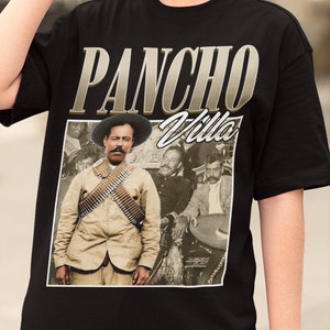 Pancho Villa Vintage Retro Unisex T-Shirt | Pancho Villa Fan Gift | Mexico Fan Shirt | Revolucion Mexicana | Doroteo Arango Mexican Shirt