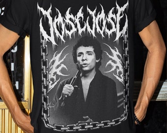 Jose Jose Dark Metal Lettering Unisex T-Shirt | Jose Jose Shirt | Jose Jose Fan Gift | Mexican Artist Shirt | El Principe de la Cancion